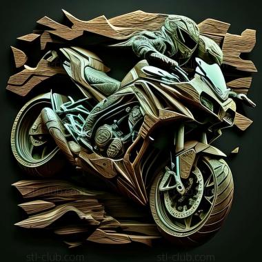 3D модель Kawasaki Z1000SX Tourer (STL)